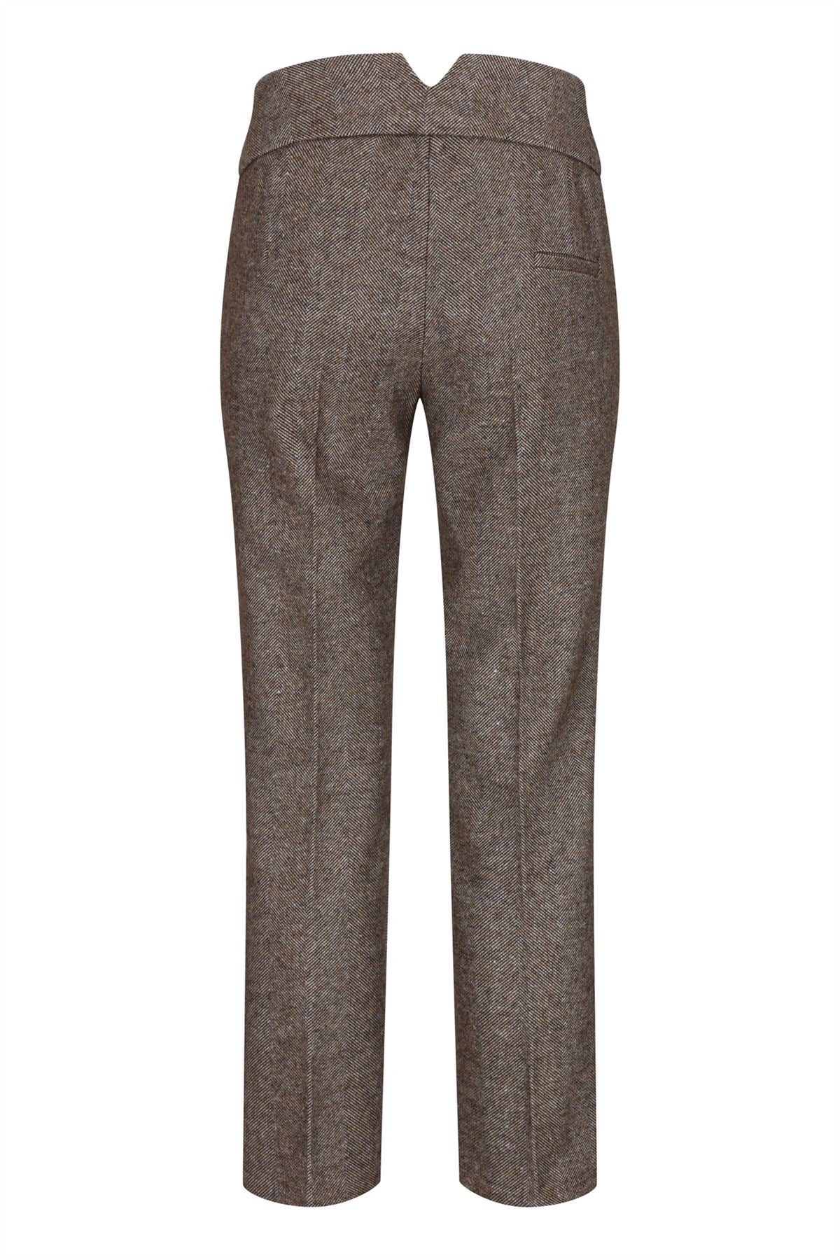 Tweed trousers SFPPA01084 Ecru  Pants  Sandro Paris