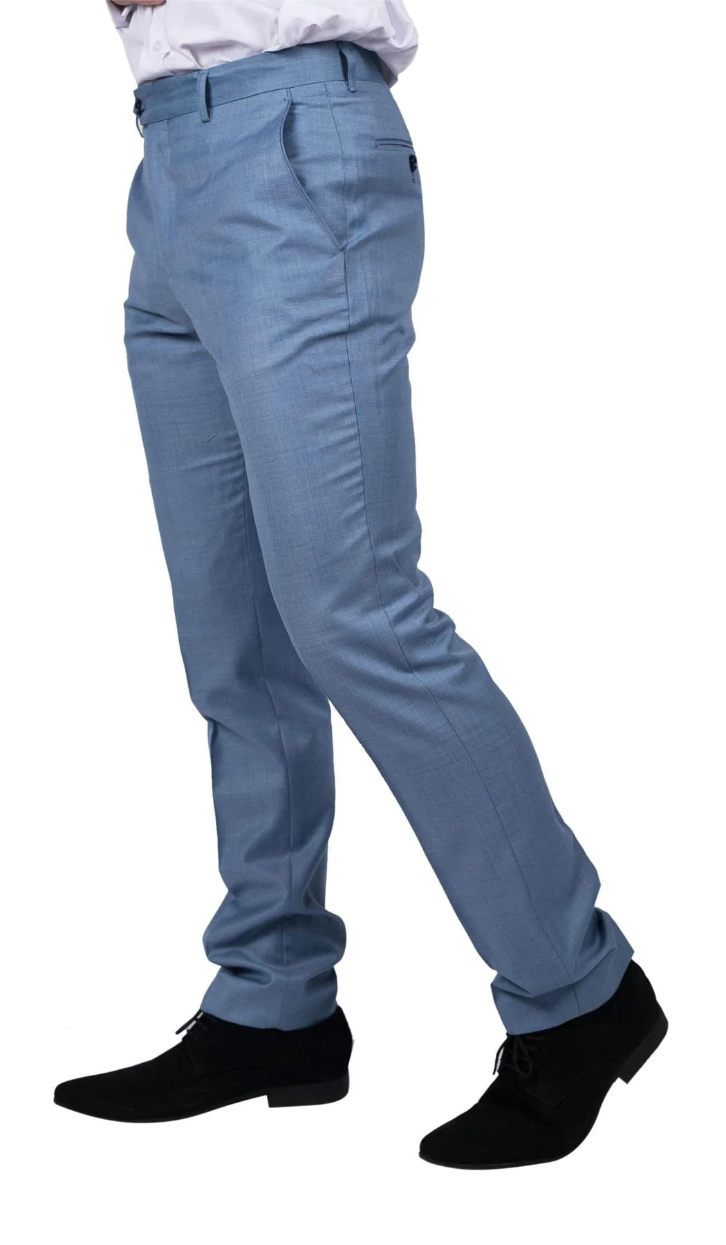 MANCREW Formal Pants for men - Formal Trousers Combo - Sky Blue, Black