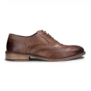 Mens Real Leather Vintage Shoes Brogues 1920s Suede Tweed Laced Shoes Smart Formal