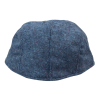 Mens Grandad Baker Flat Blue Cap 8 Panel Tweed Vintage Classic Smart Casual 1920s