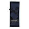 Paisley Neck Navy Tie Gift Set Pocket Square Cuff Links Tie Floral Satin
