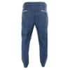 Dion - Men's Blue Herringbone Tweed Check Trousers