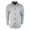 Mens Mid Length Overcoat Jacket Light Weight Smart Casual Beige Stone  Mac