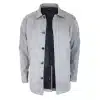 Mens Mid Length Overcoat Jacket Light Weight Smart Casual Beige Stone  Mac