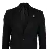 Compare Color Mens Full Lenth Overcoat Mac Jacket Wool Feel Black 1920s Blinders