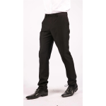 Parker - Men's Plain Black Trousers - 36W