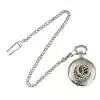 Automatic Mechanical Vintage Pocket Watch Silver Color