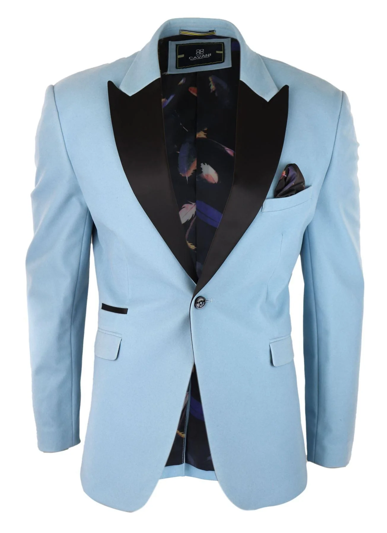 ASOS Wedding Skinny Suit Jacket In Pastel Floral Jacquard in Blue for Men |  Lyst