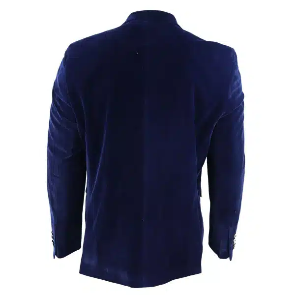 Mens Velvet Blazer Suit Jacket 2 Button Dinner Smart Casual Formal Tailored Fit