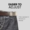 Mens Leather Brown Belt Ratchet Trouser Jeans Dress 35MM Trim to Fit Any Size