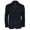 Mens Genuine Suede Blazer Style Jacket Leather Mens Classic VIntage Smart Casual Black