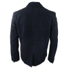 Mens Genuine Suede Blazer Style Jacket Leather Mens Classic VIntage Smart Casual Black
