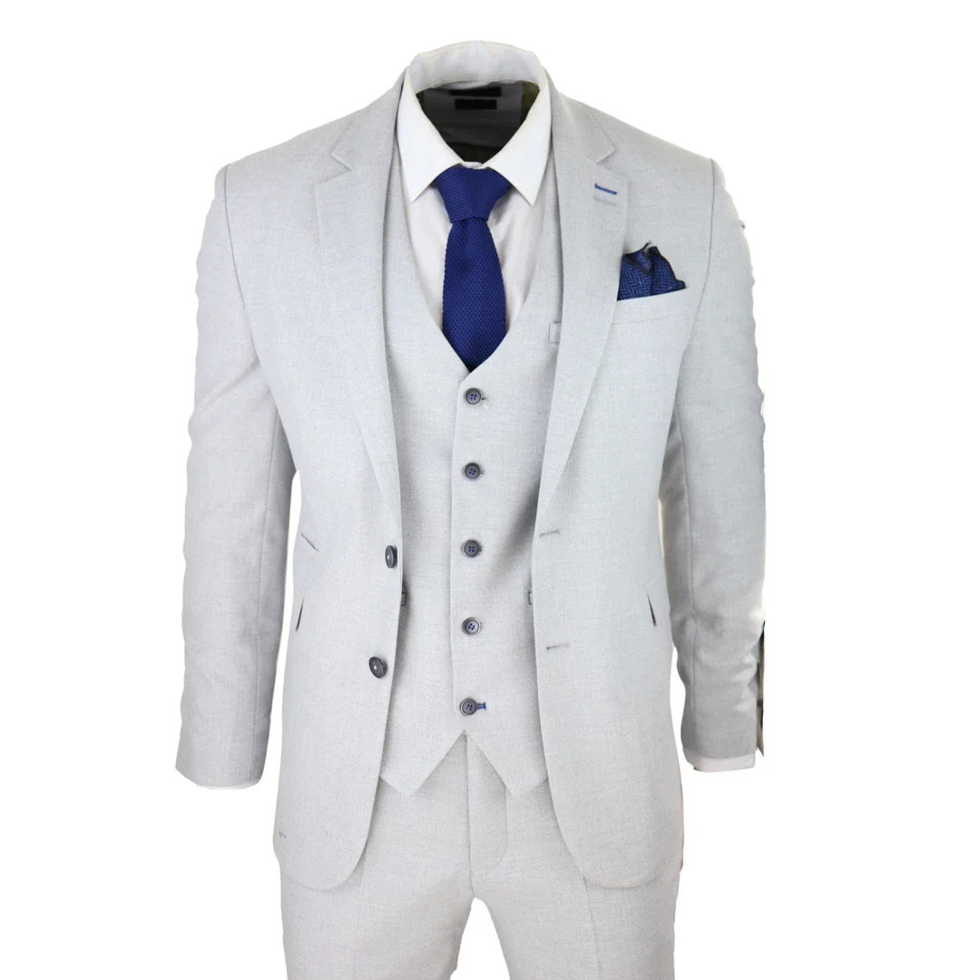 Men's Snow White Ultra Slim Fit 3-Piece Prom Suit - White Fitted suits –  Flex Suits