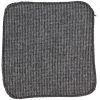 281 - Men's Grey Herringbone Tweed Wool Tie & Handkerchief 2"