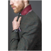 Joshua Men's 3-Piece Green Tweed Slim Fit Suit