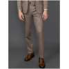 Nathan Men's Brown 3-Piece Slim Fit Suit