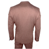Nathan Men's Brown 3-Piece Slim Fit Suit