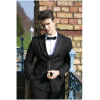 AK-22 - Men's Double Breasted Black Tuxedo Dinner Wedding Suit