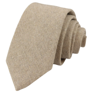 Camel Beige Oak Tweed Tie Hankie Handkerchief 2″