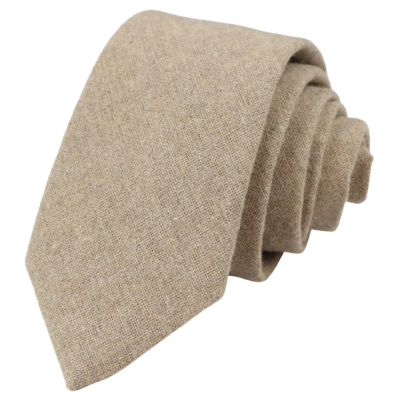 Camel Beige Oak Tweed Tie Hankie Handkerchief 2"