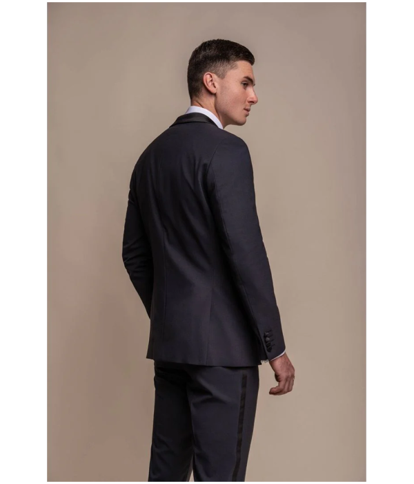 Aspen - Men's Navy Tuxedo 2 Piece Wedding Suit