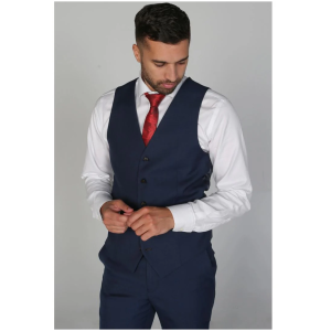 Calvin – Men’s Navy Waistcoat