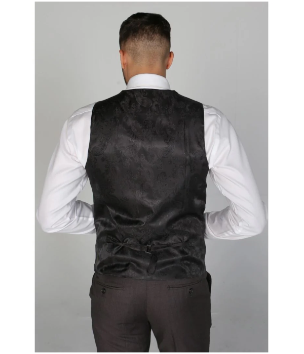 Charles - Men's Charcoal Waistcoat