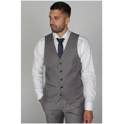 Charles - Men's Grey Waistcoat