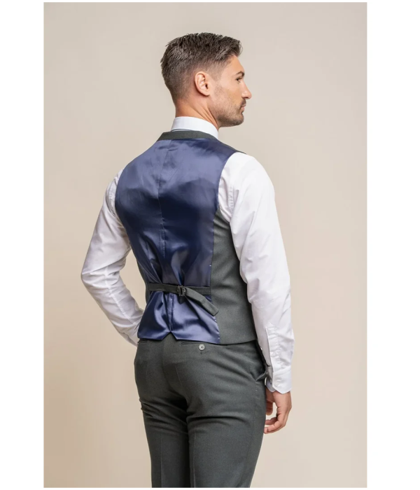 Furious - Men's Dark Olive Formal Waistcoat