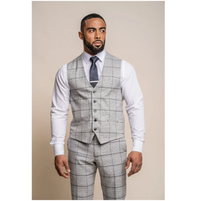 Pale grey waistcoat hotsell