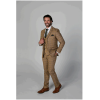 Harris Men's Brown 3-Piece Tweed Suit with Classic Vintage Style