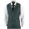 James Men's 3-Piece Classic Green Suit