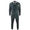 James Men's 3-Piece Classic Green Suit