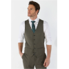 Kurt Men's Sage Green 3-Piece Tailored Fit Suit for Summer Weddings