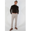 Mayfair - Men's 3 Peice Beige Birdseye Wedding Suit