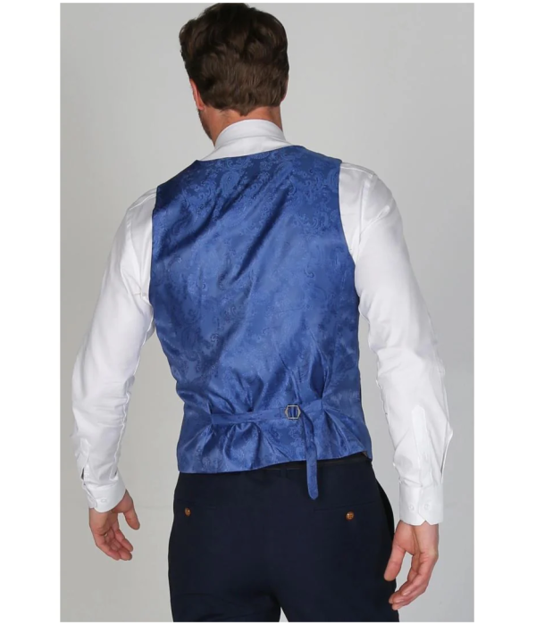 Mayfair- Men's Plain Navy Waistcoat