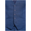 Miami - Men's Blue Wedding Waistcoat