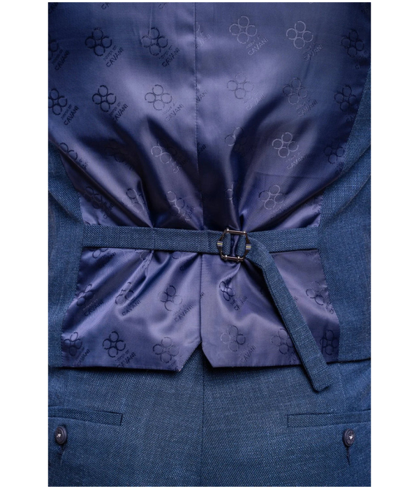 Miami - Men's Blue Wedding Waistcoat