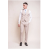 Miami - Men's Beige Wedding Waistcoat