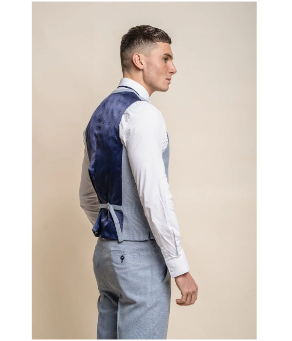 Miami - Men's Summer Light Blue Waistcoat