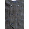 Power - Men's Grey Check Slim Fit Waistcoat