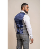 Power - Men's Grey Check Slim Fit Waistcoat