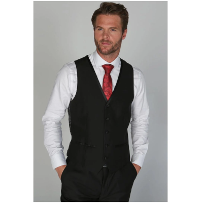 Regent - Men's Black Waistcoat