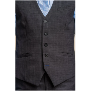 Seeba – Men’s Classic Charcoal Waistcoat