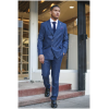 STZ91 - Men's Blue Double Breasted 2 Piece Suit