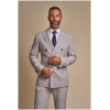 Tokyo - Men's Grey 2 Piece Double Breasted Suit