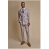 Tokyo - Men's Grey 2 Piece Double Breasted Suit