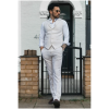 TP-10 - Men's Summer Suit Waistcoat Trousers Linen Formal Cream Beige Wedding