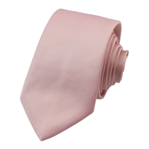 Men’s Tie & Hankie Handkerchief Pocket Square Neck Tie Satin Silk Light Dusty Pink Peach