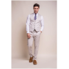 Valencia Men's Classic Cream 3-Piece Wedding Suit